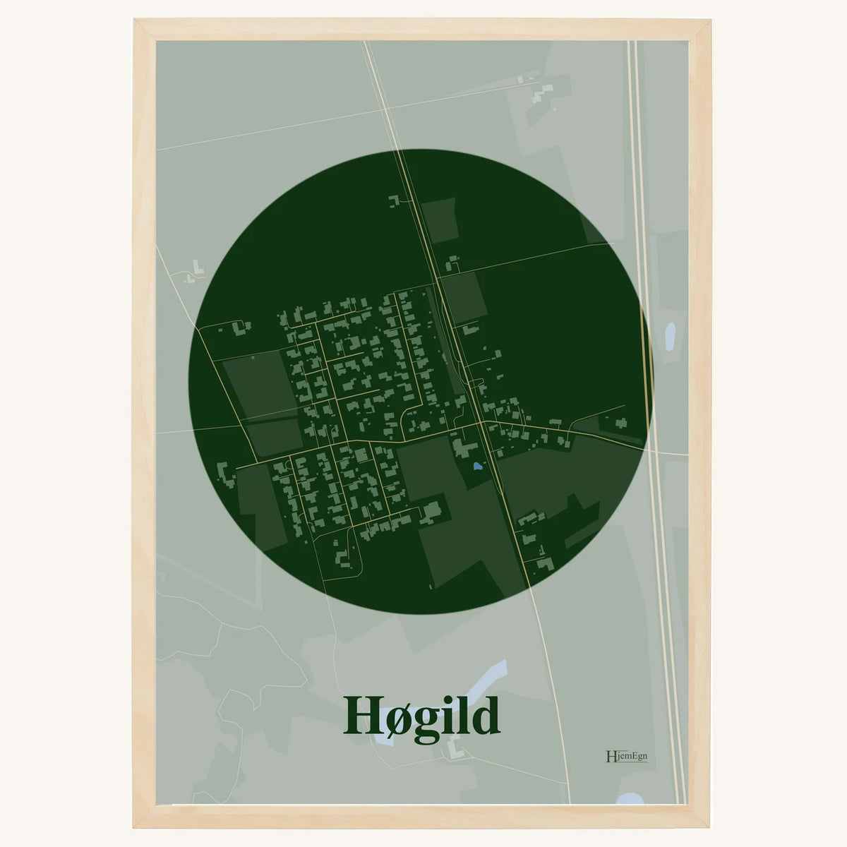 Høgild plakat – Centrum 2026 – Mørk grøn