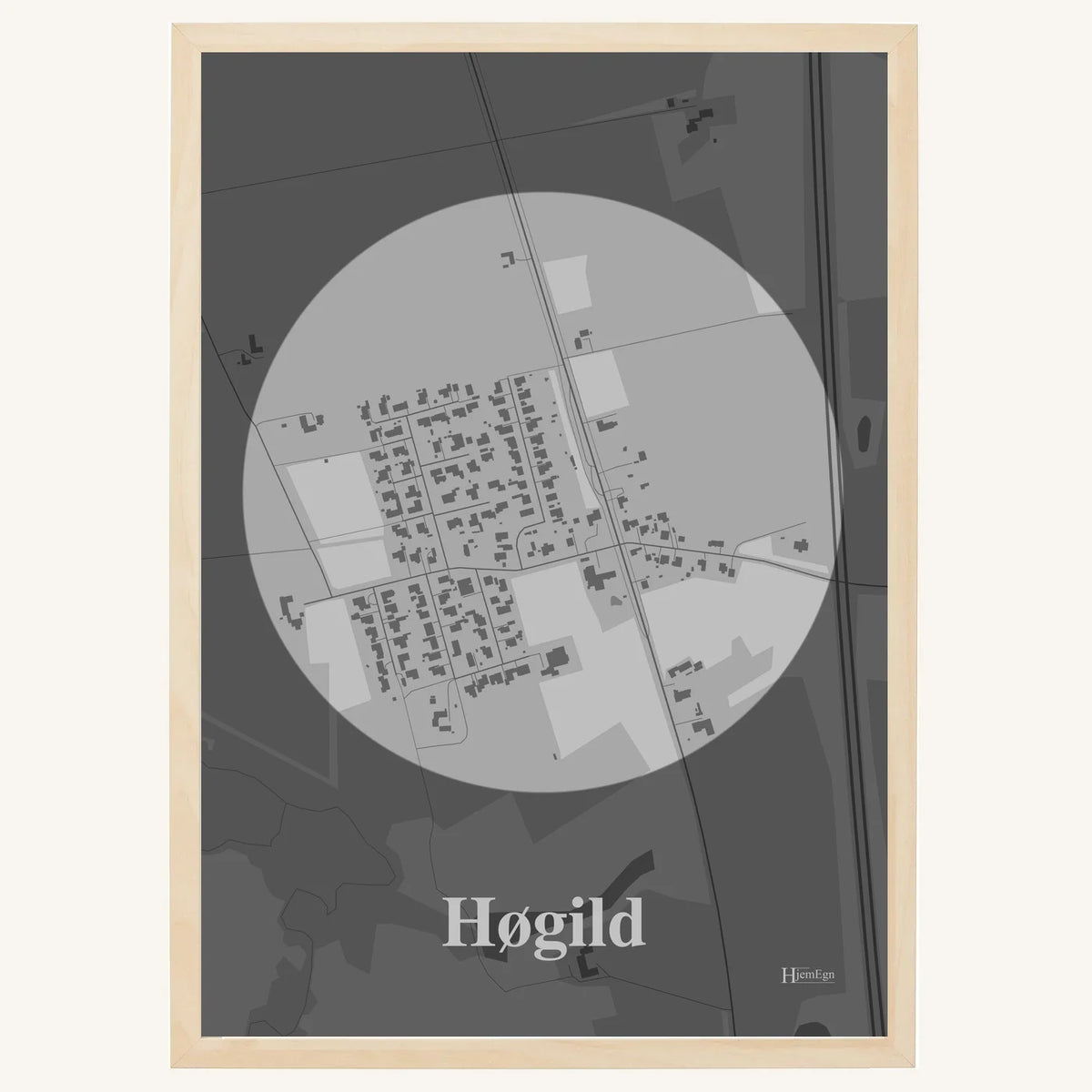 Høgild plakat – Centrum 2026 – Lys pastel grå