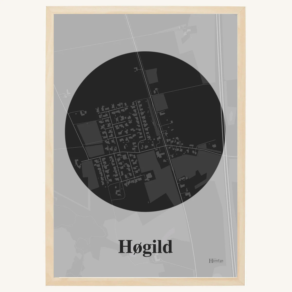 Høgild plakat – Centrum 2026 – Mørk grå