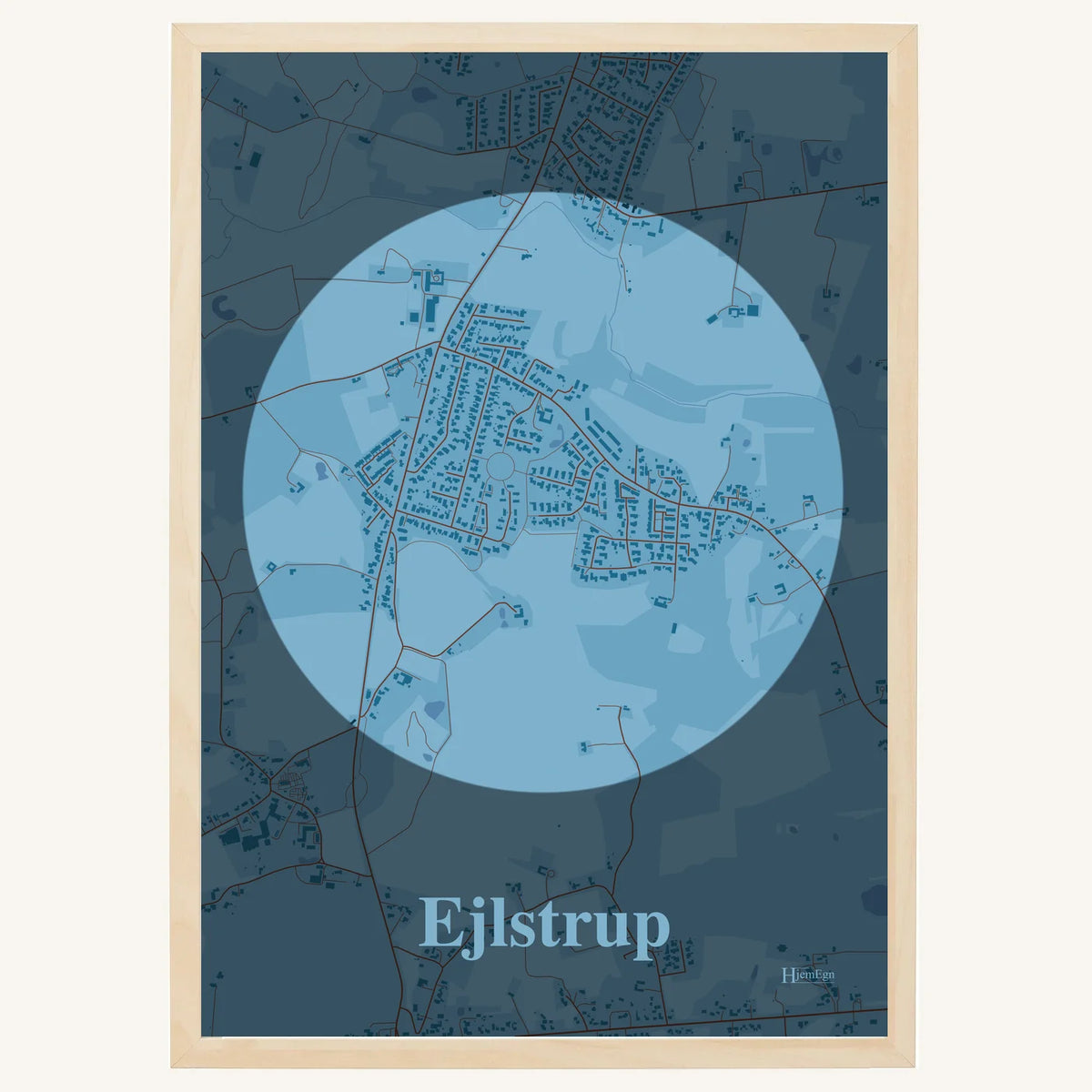 Ejlstrup plakat – Centrum 2026 – Lys pastel blå