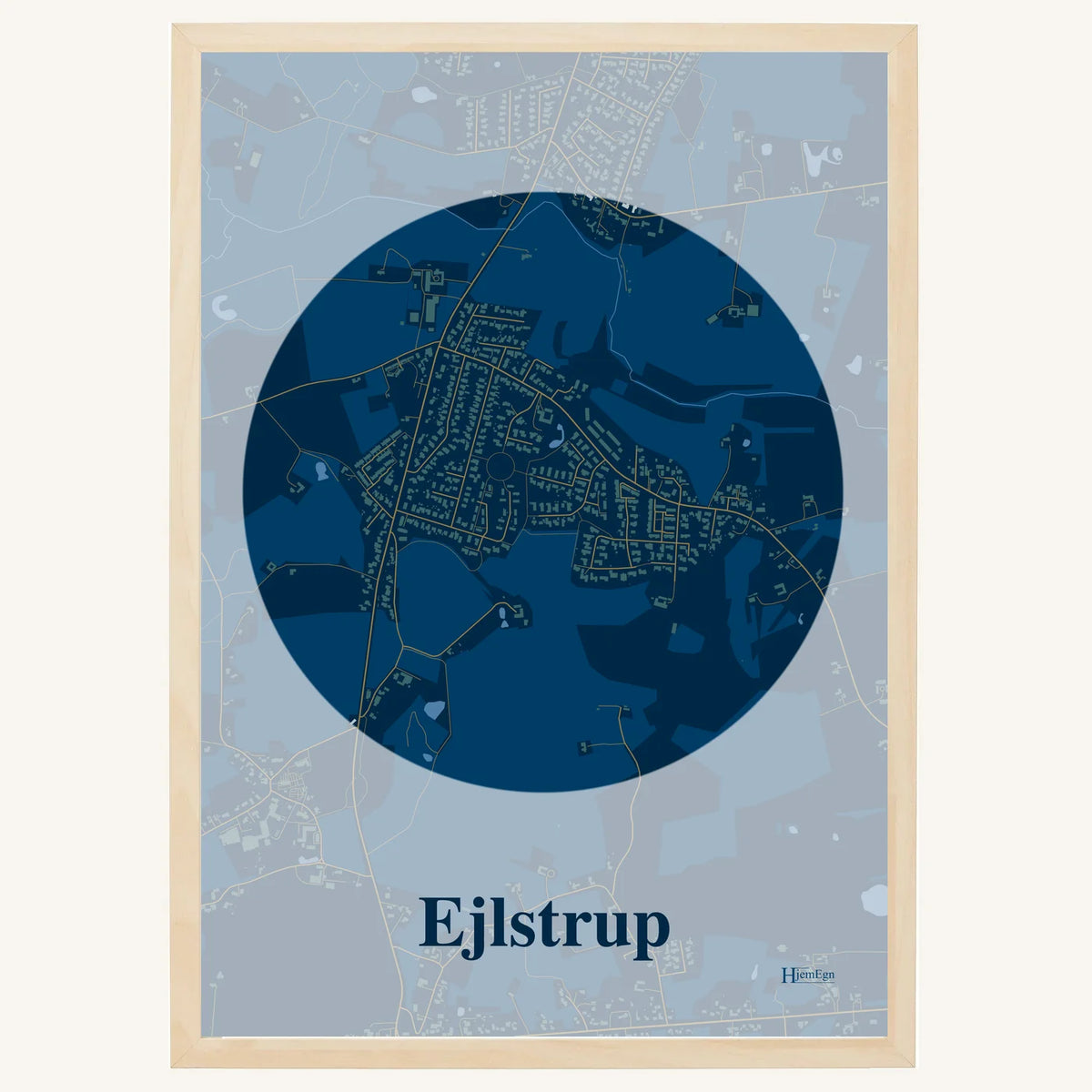 Ejlstrup plakat – Centrum 2026 – Mørk blå