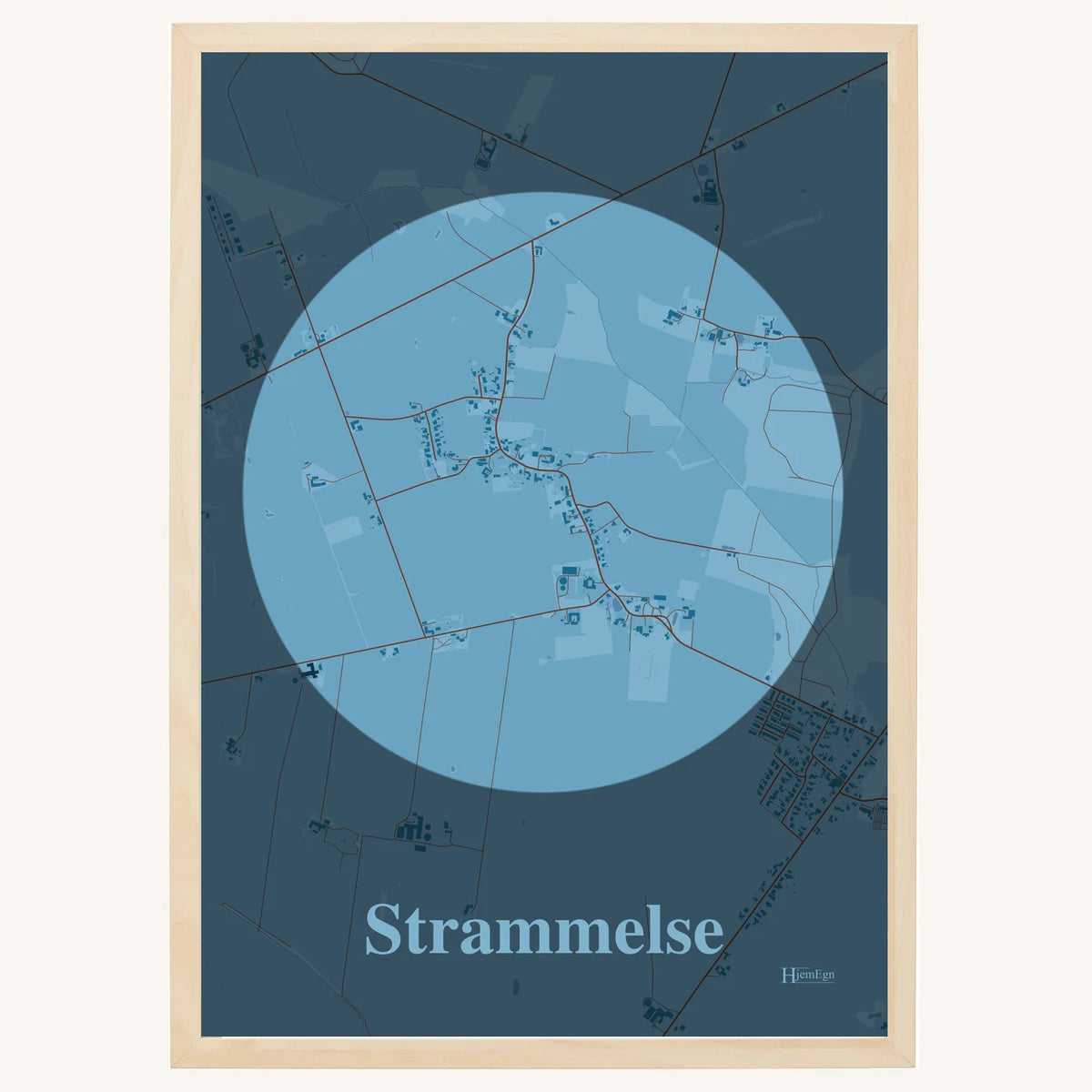 Strammelse plakat – Centrum 2026 – Lys pastel blå