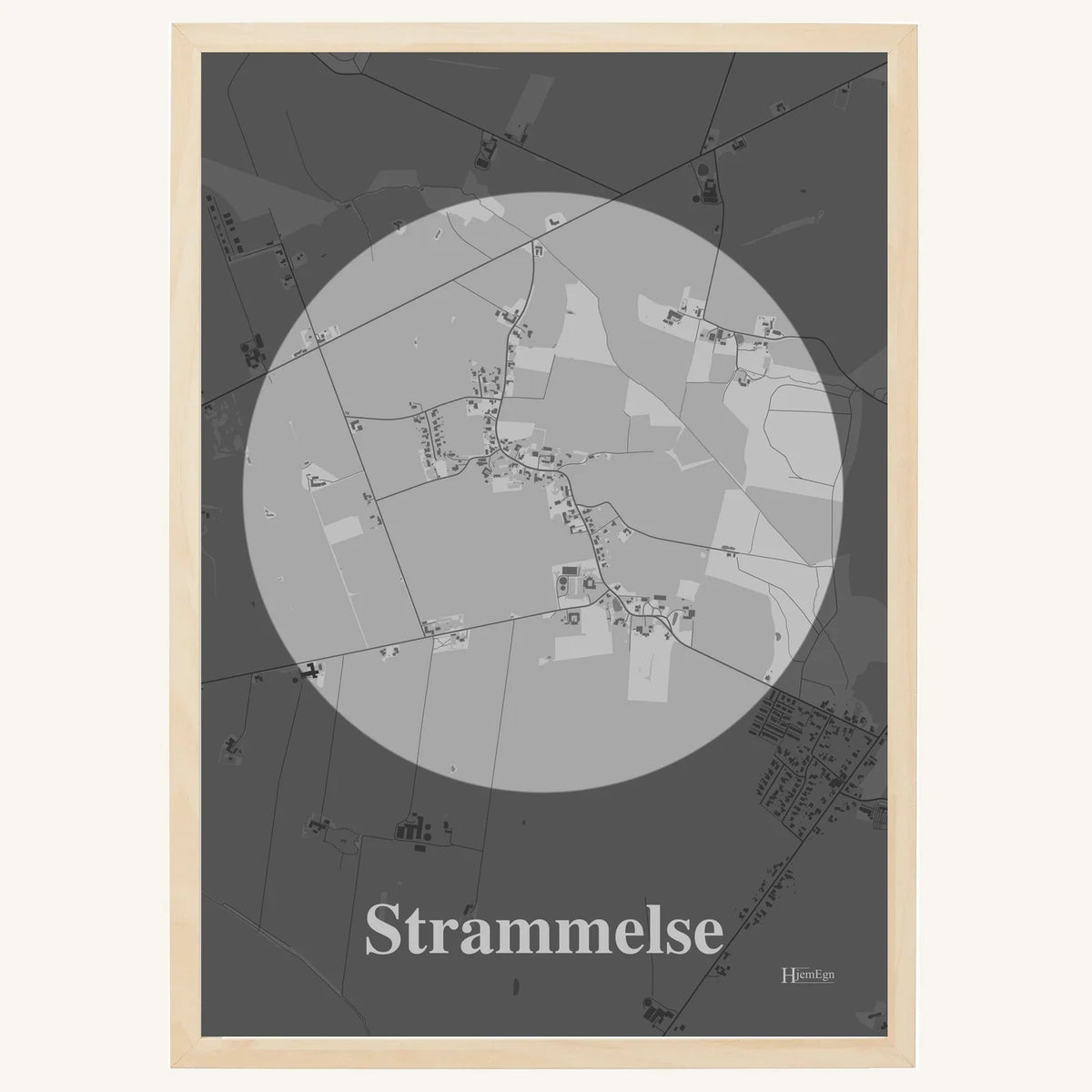 Strammelse plakat – Centrum 2026 – Lys pastel grå