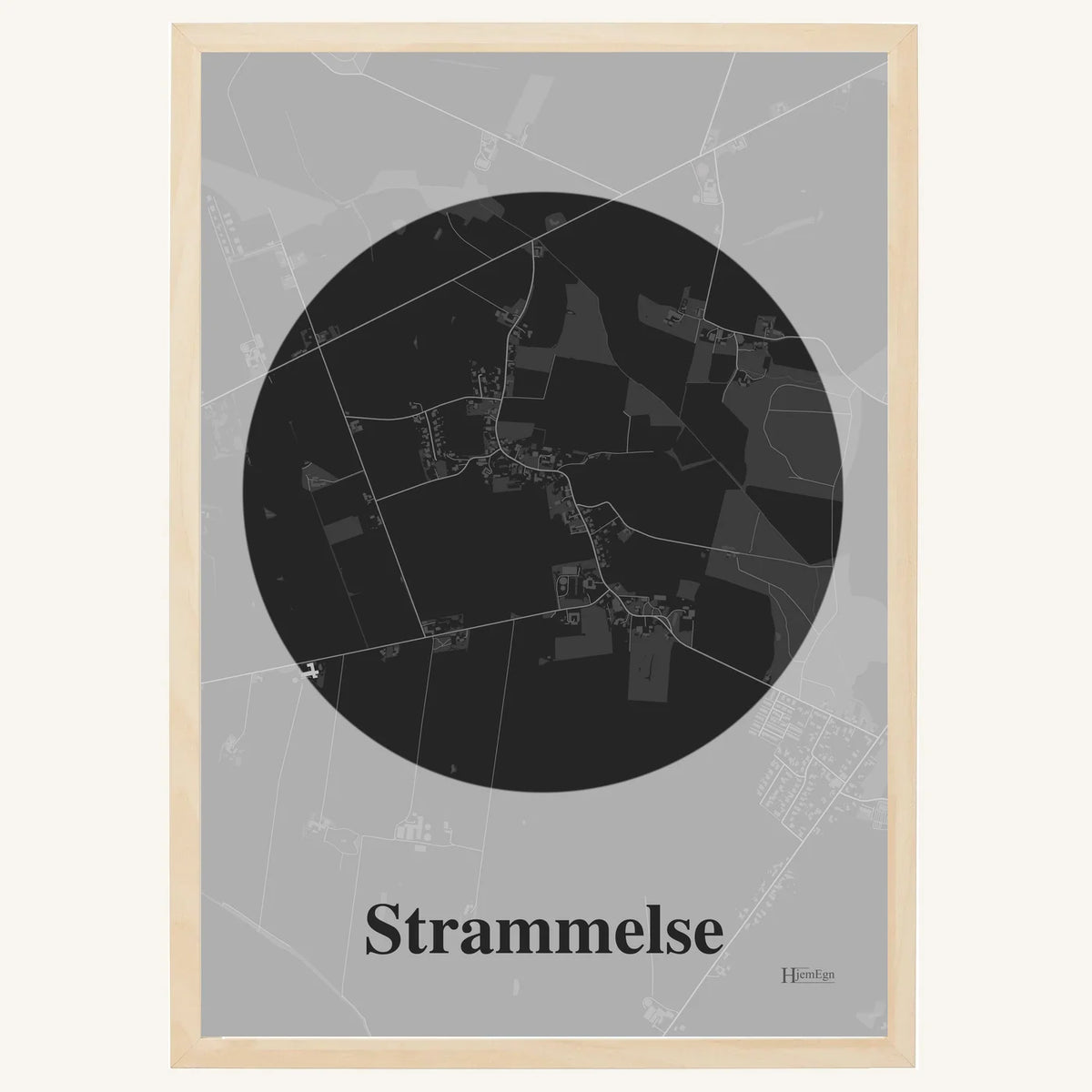 Strammelse plakat – Centrum 2026 – Mørk grå