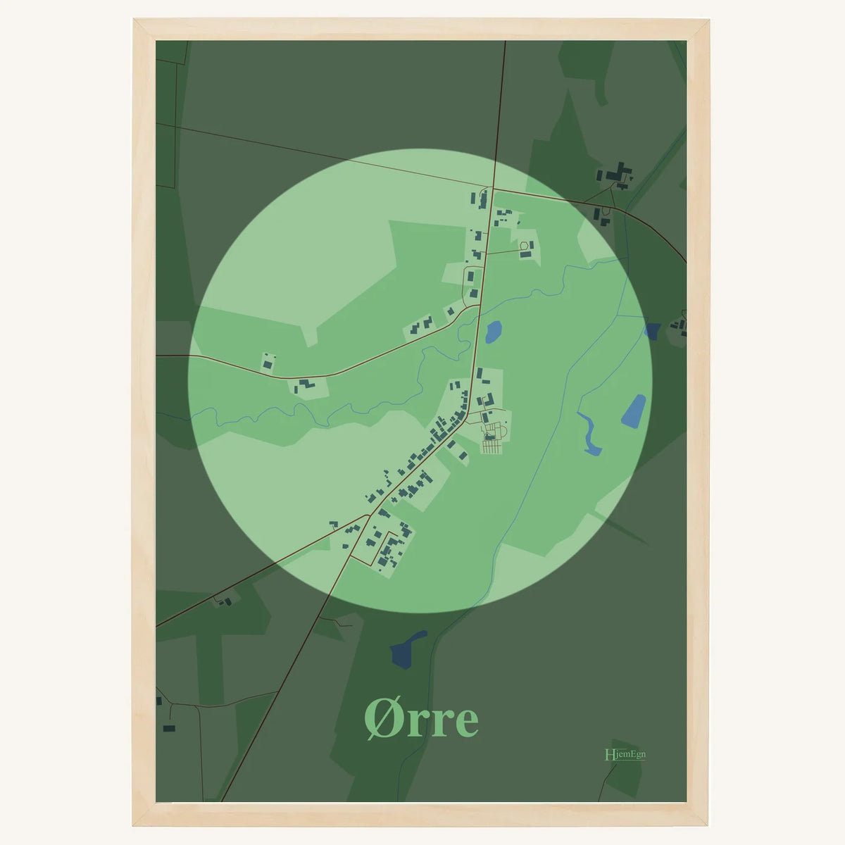 Ørre plakat – Centrum 2026 – Lys pastel grøn