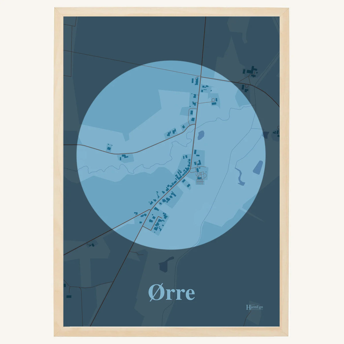 Ørre plakat – Centrum 2026 – Lys pastel blå