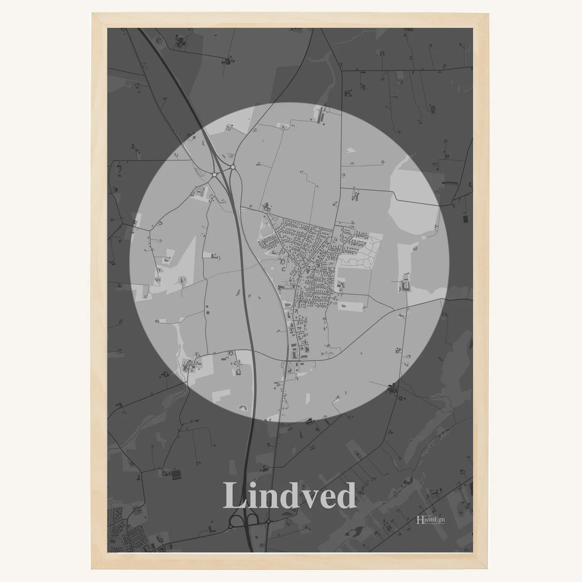 Lindved plakat – Centrum 2026 – Lys pastel grå