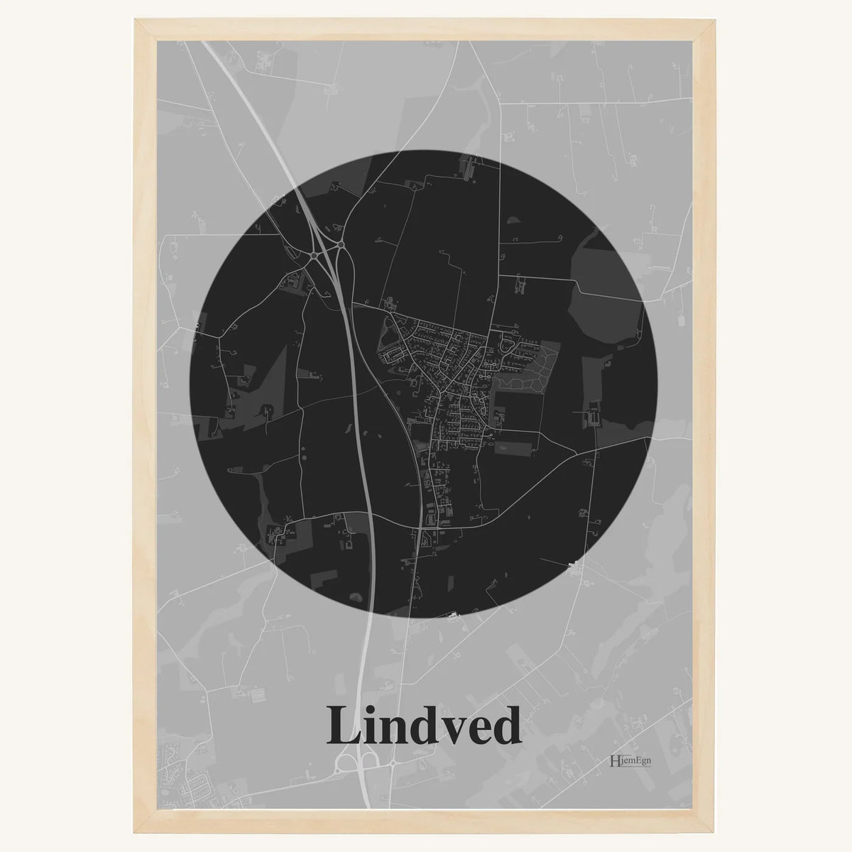 Lindved plakat – Centrum 2026 – Mørk grå