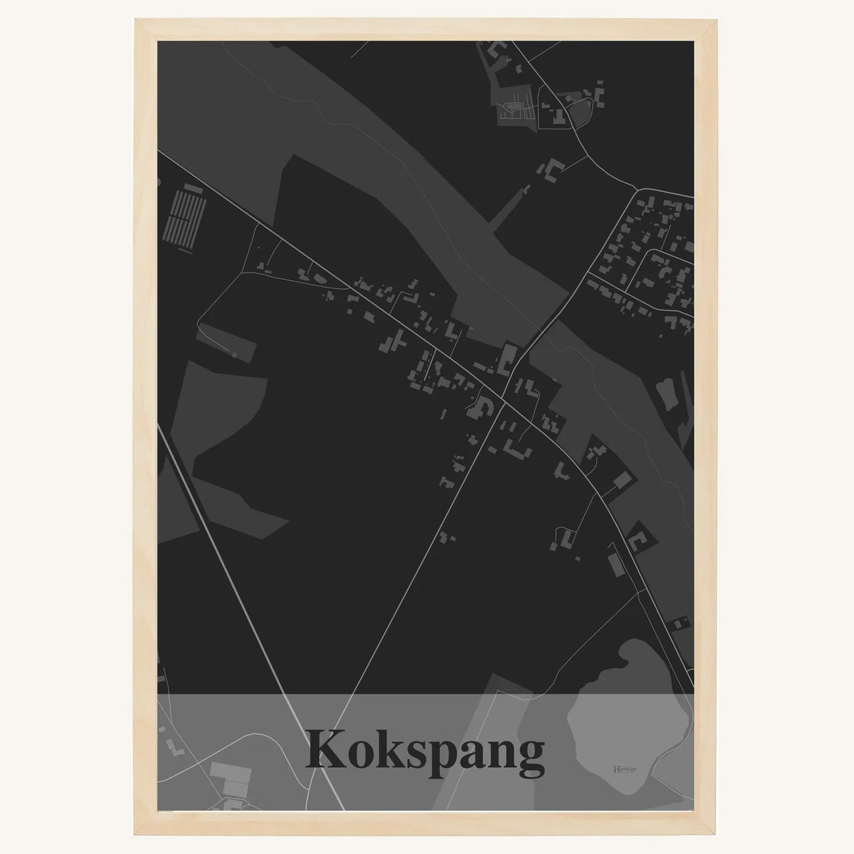Kokspang plakat – Firkantet 2026 – Mørk grå
