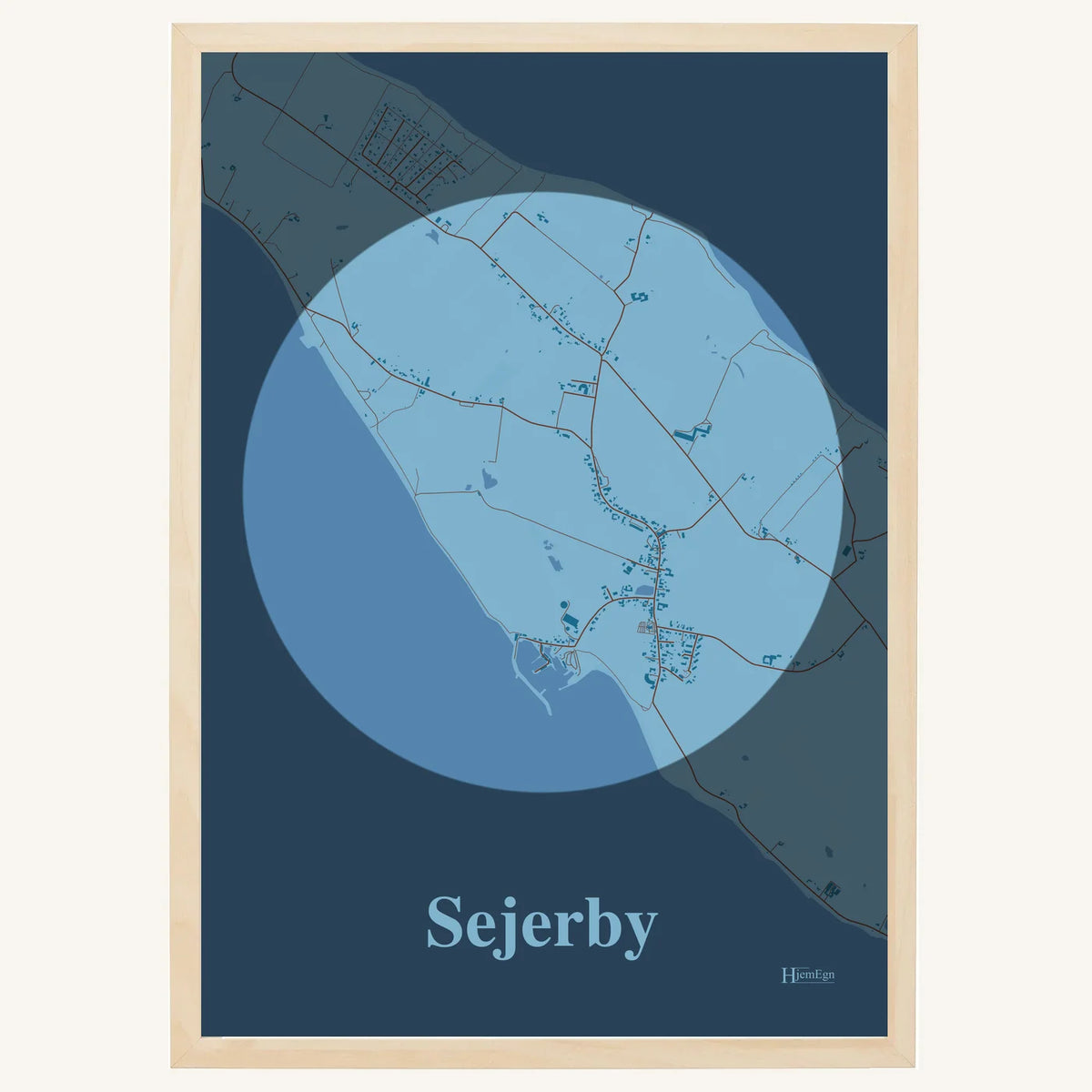 Sejerby plakat – Centrum 2026 – Lys pastel blå