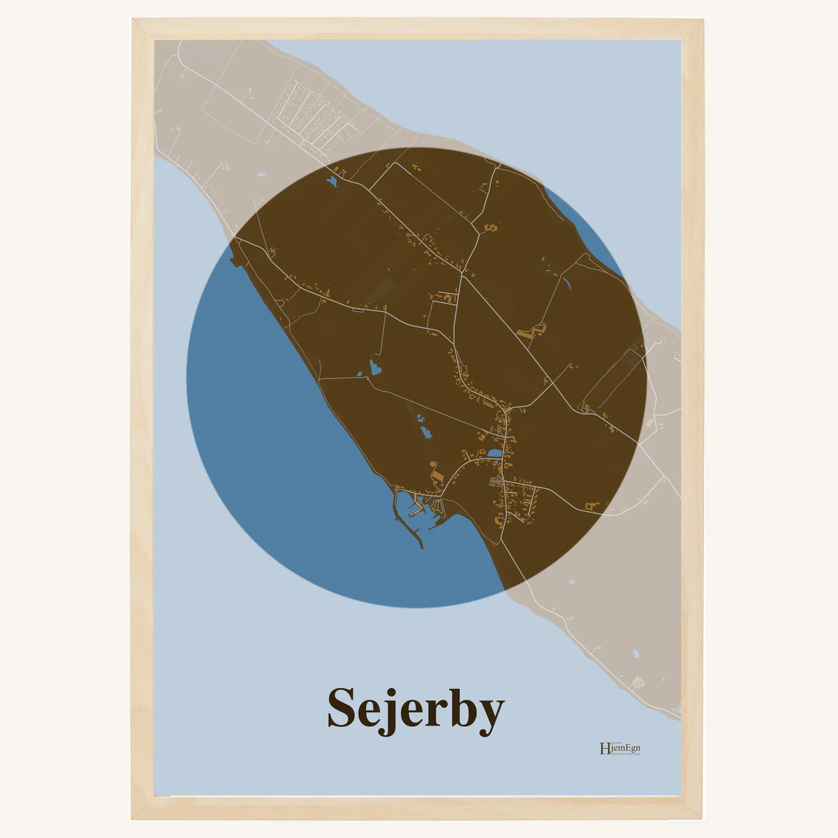 Sejerby plakat – Centrum 2026 – Mørk brun