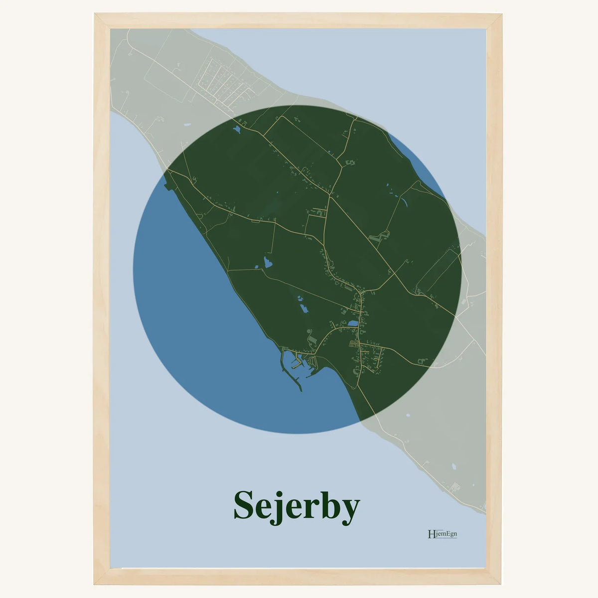 Sejerby plakat – Centrum 2026 – Mørk grøn