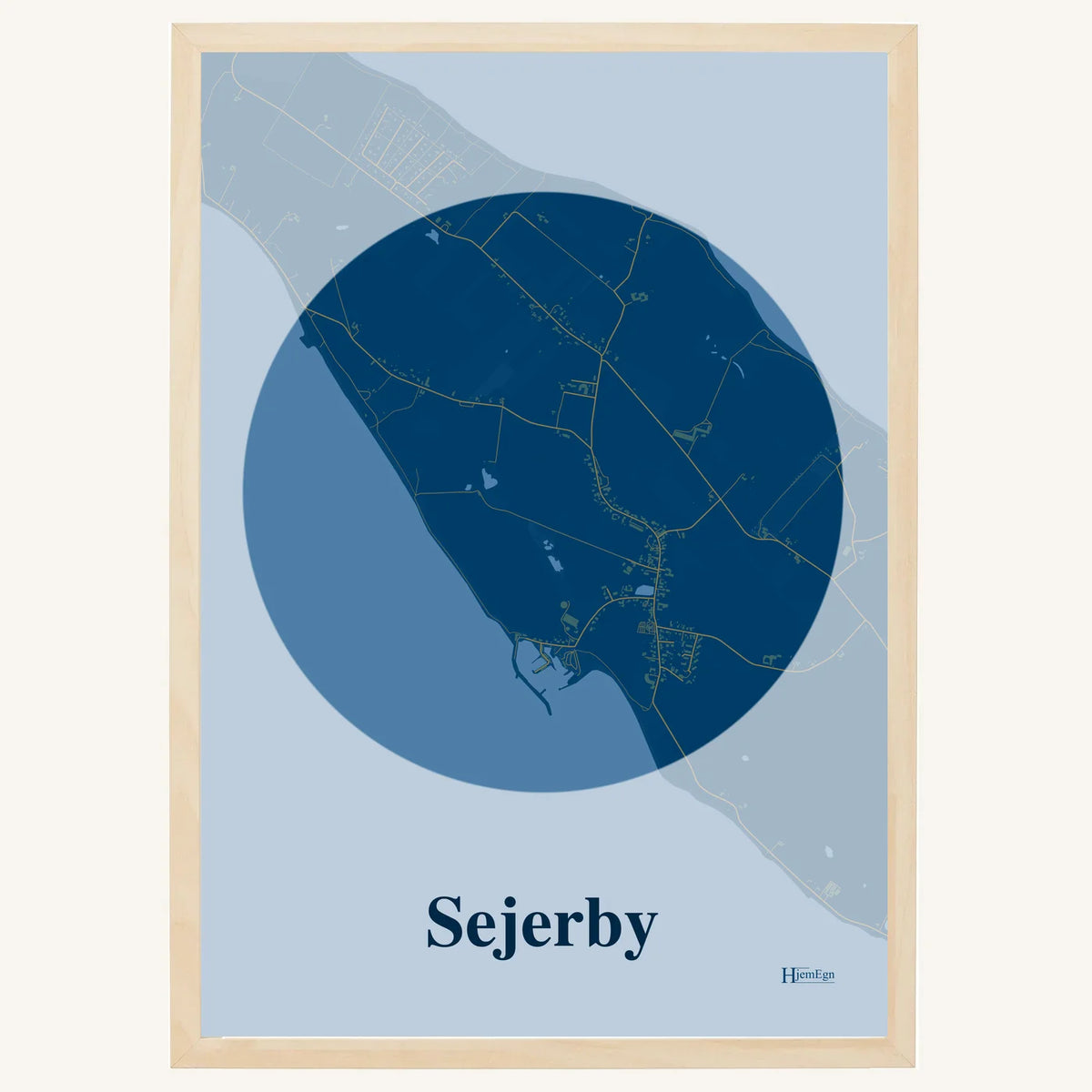 Sejerby plakat – Centrum 2026 – Mørk blå