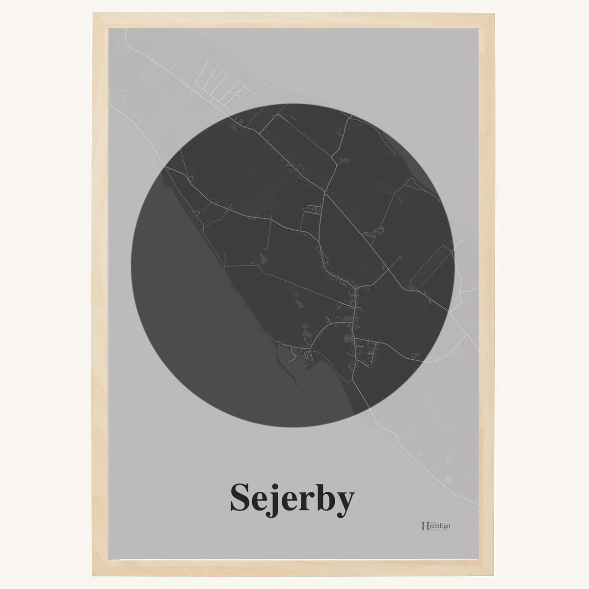 Sejerby plakat – Centrum 2026 – Mørk grå