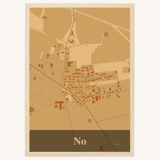 No plakat – Firkantet 2026 – Lys pastel brun