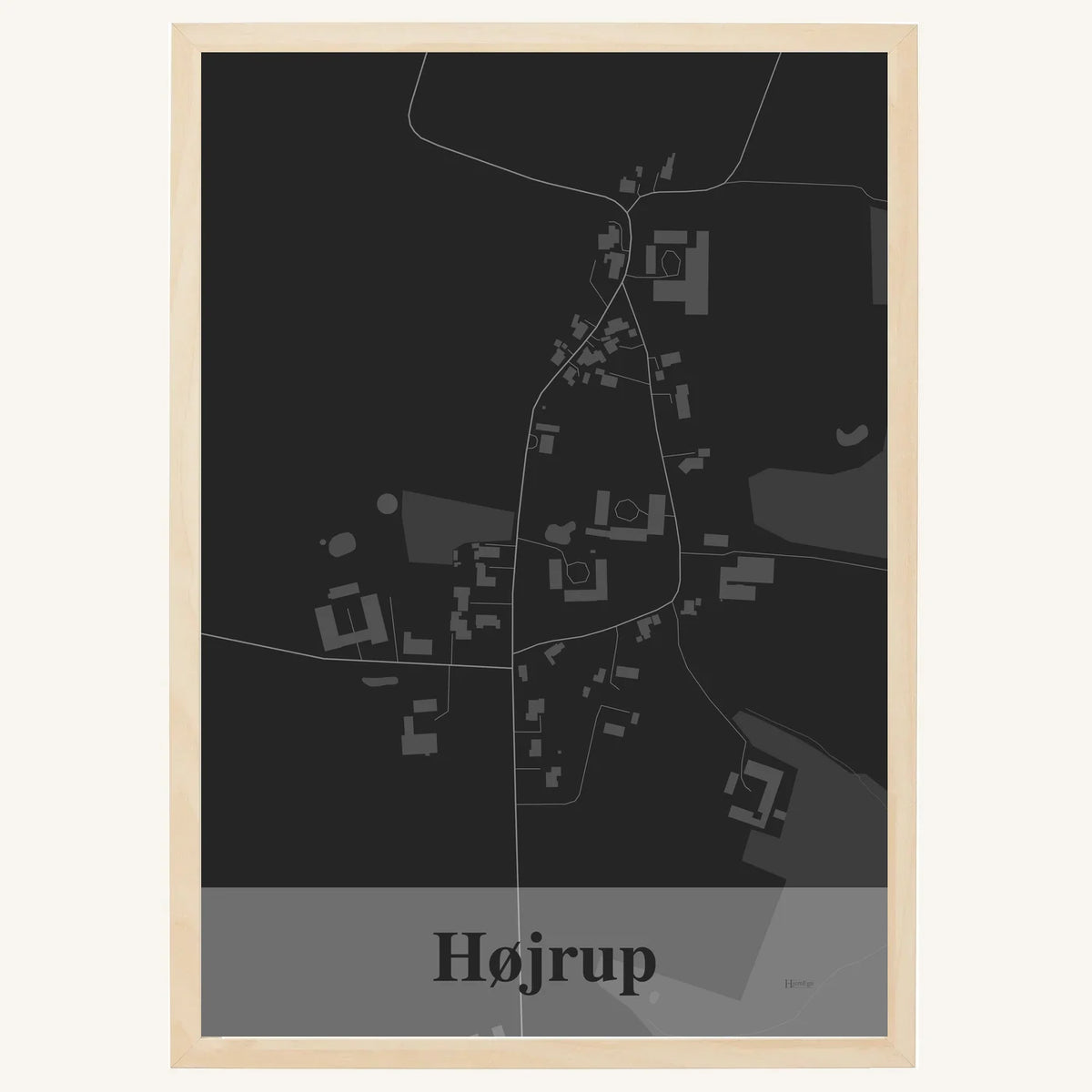Højrup plakat – Firkantet 2026 – Mørk grå