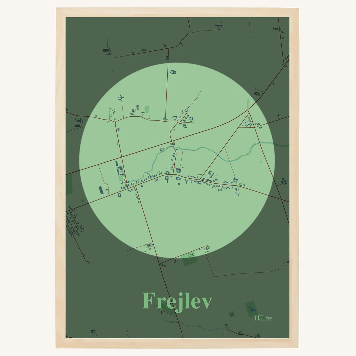 Frejlev plakat – Centrum 2026 – Lys pastel grøn