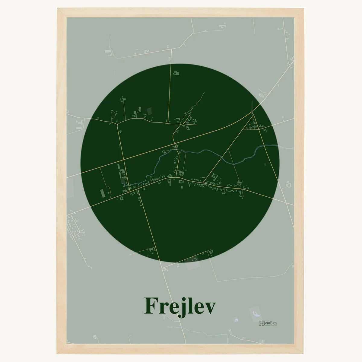 Frejlev plakat – Centrum 2026 – Mørk grøn