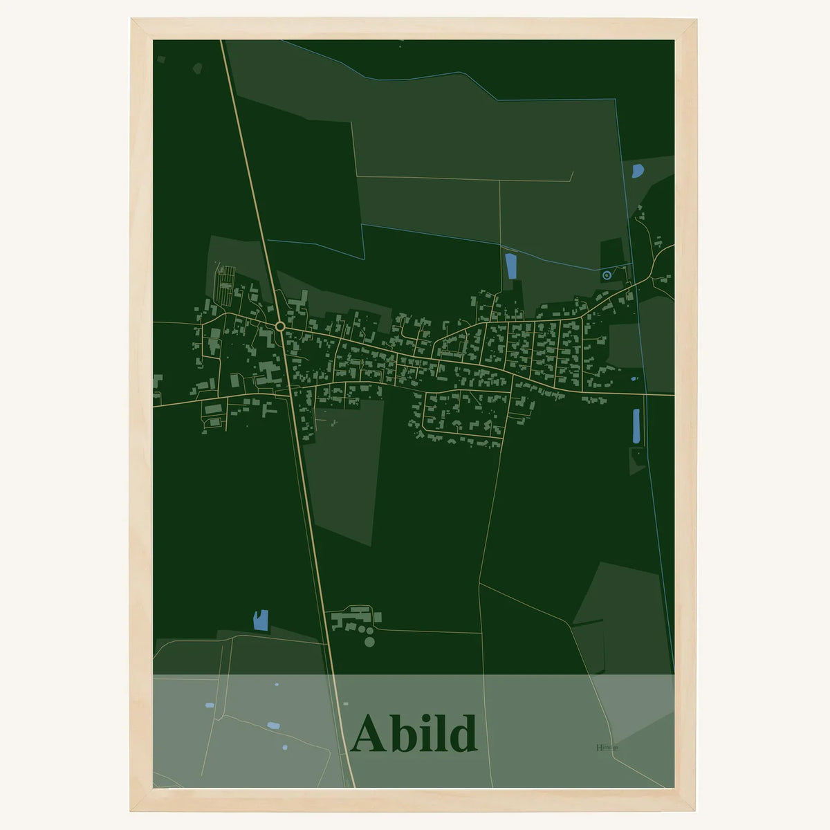Abild plakat – Firkantet 2026 – Mørk grøn