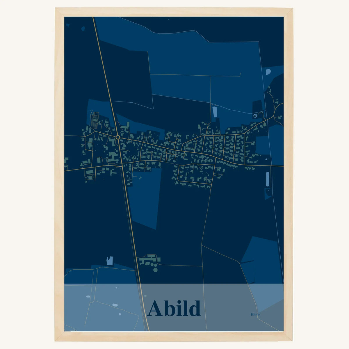 Abild plakat – Firkantet 2026 – Mørk blå