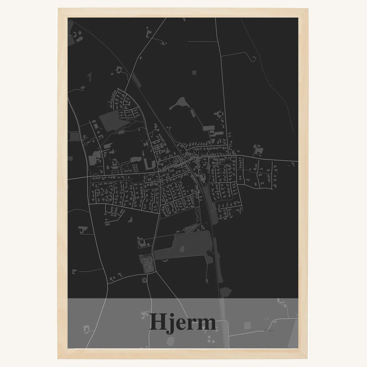 Hjerm plakat – Firkantet 2026 – Mørk grå