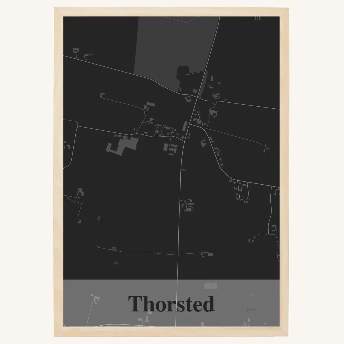 Thorsted plakat – Firkantet 2026 – Mørk grå