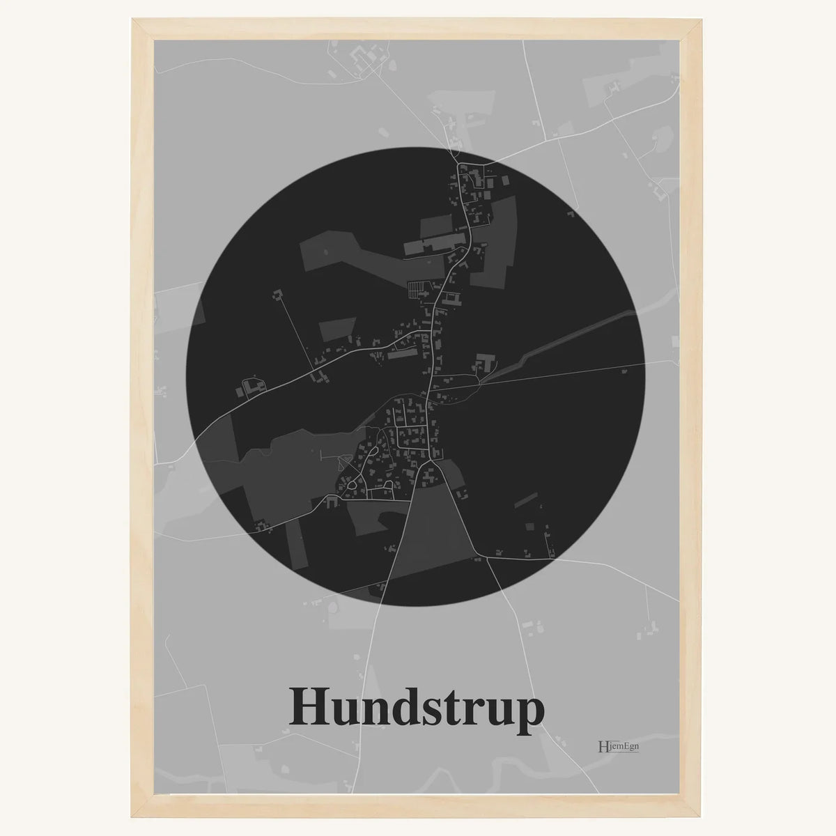 Hundstrup plakat – Centrum 2026 – Mørk grå