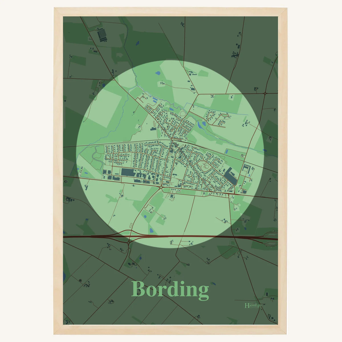 Bording plakat – Centrum 2026 – Lys pastel grøn