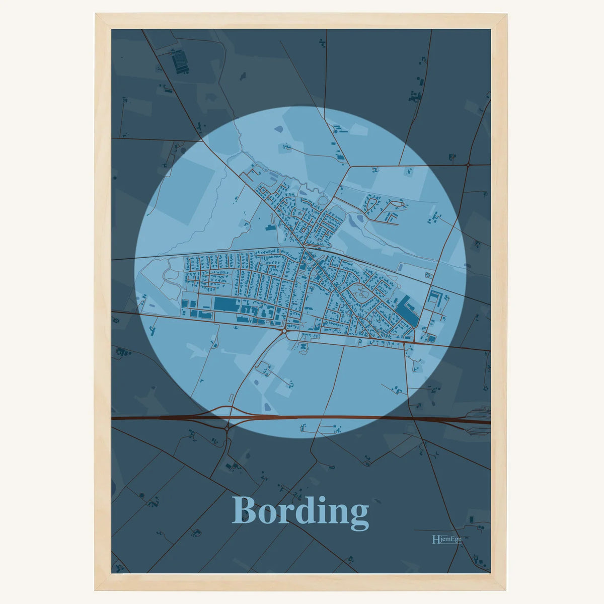 Bording plakat – Centrum 2026 – Lys pastel blå