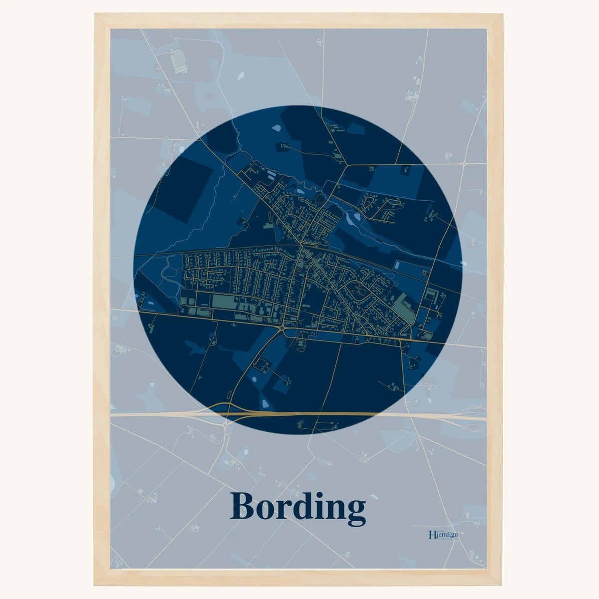 Bording plakat – Centrum 2026 – Mørk blå