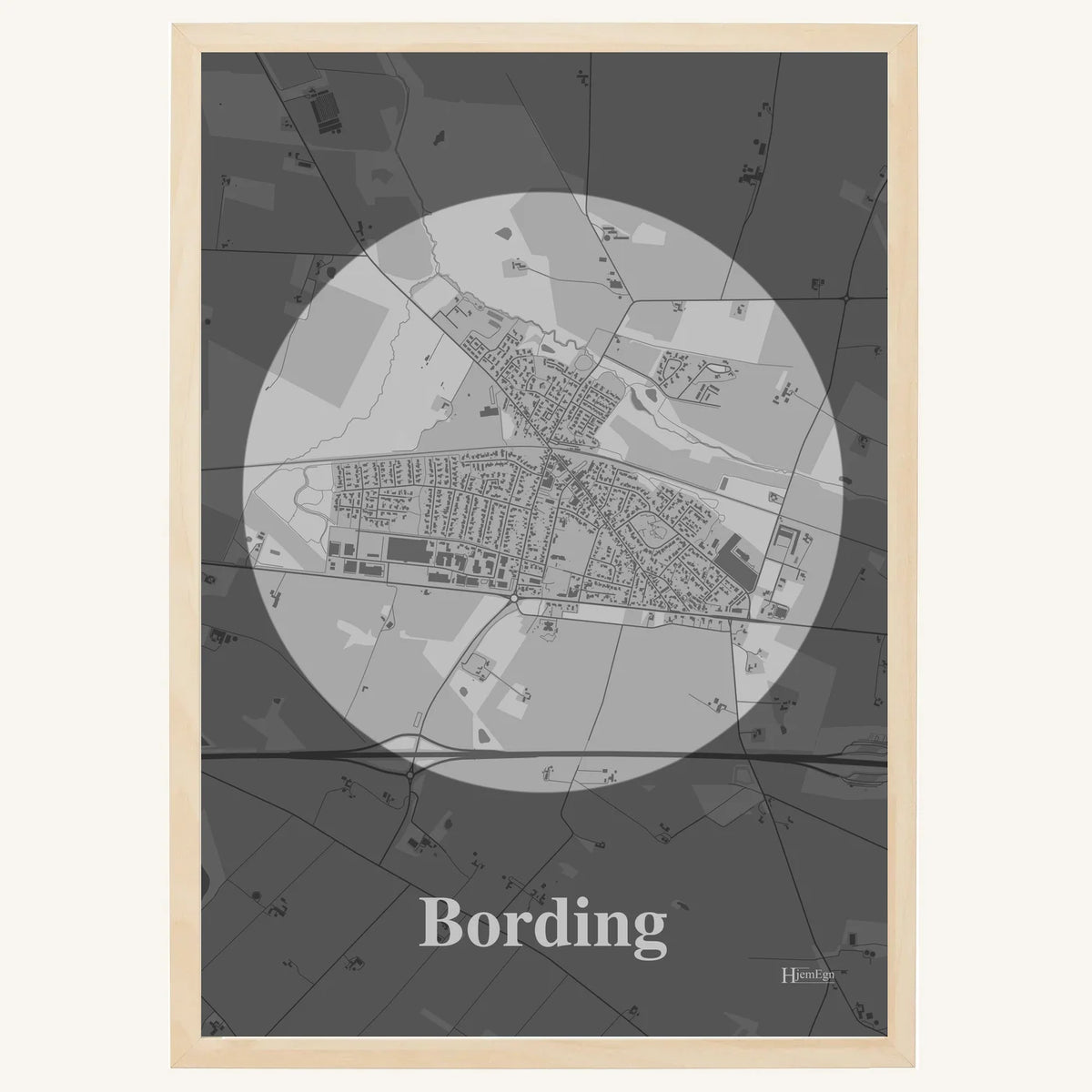 Bording plakat – Centrum 2026 – Lys pastel grå