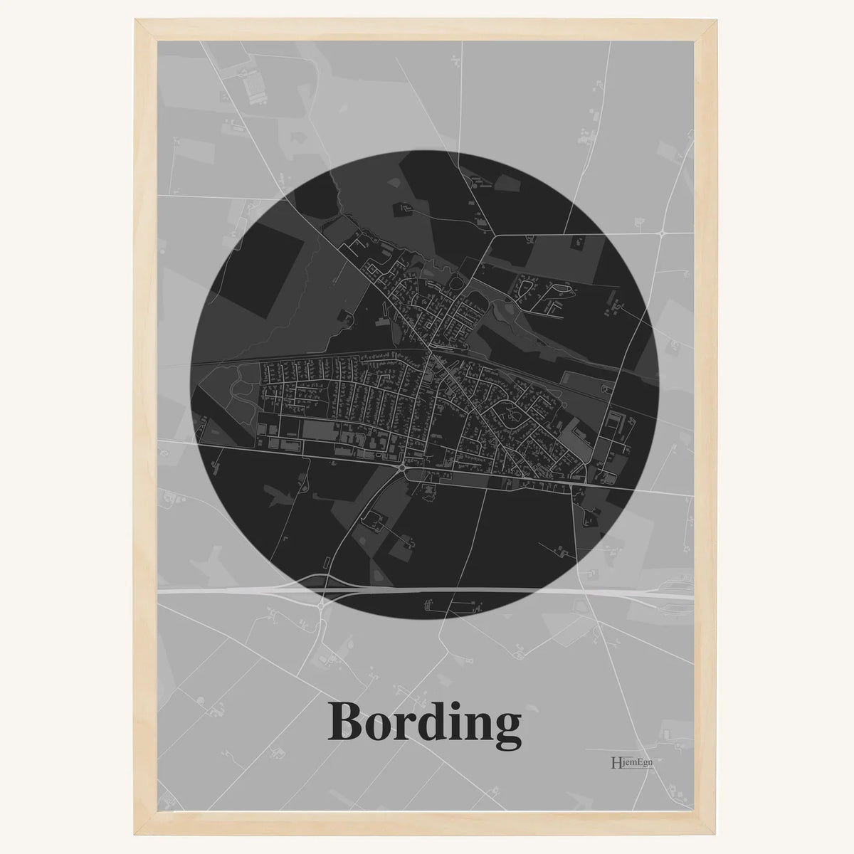 Bording plakat – Centrum 2026 – Mørk grå