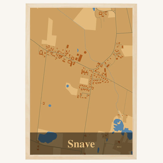 Snave Plakat – Lys pastel brun