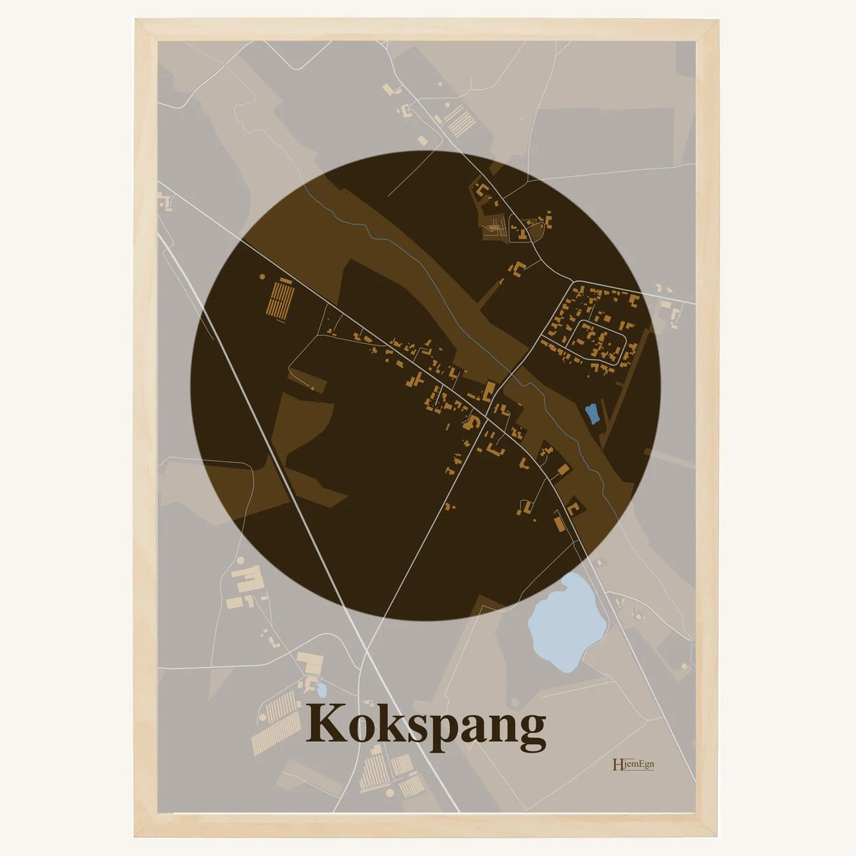 Kokspang plakat – Centrum 2026 – Mørk brun