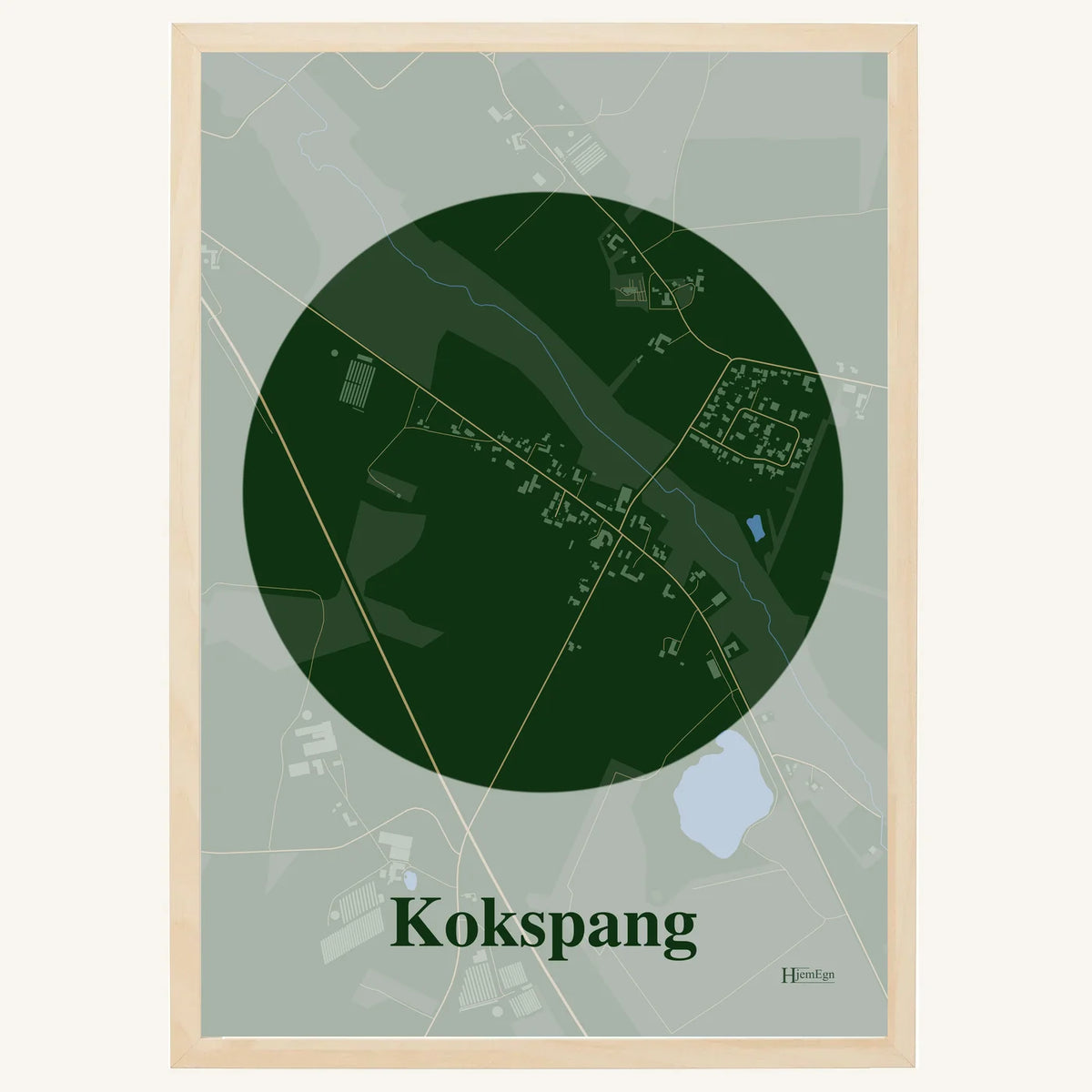 Kokspang plakat – Centrum 2026 – Mørk grøn