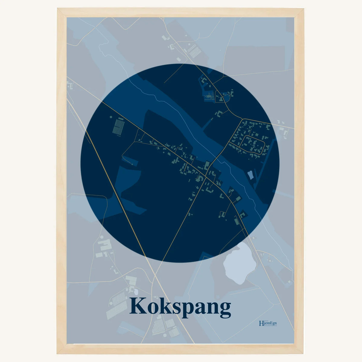 Kokspang plakat – Centrum 2026 – Mørk blå