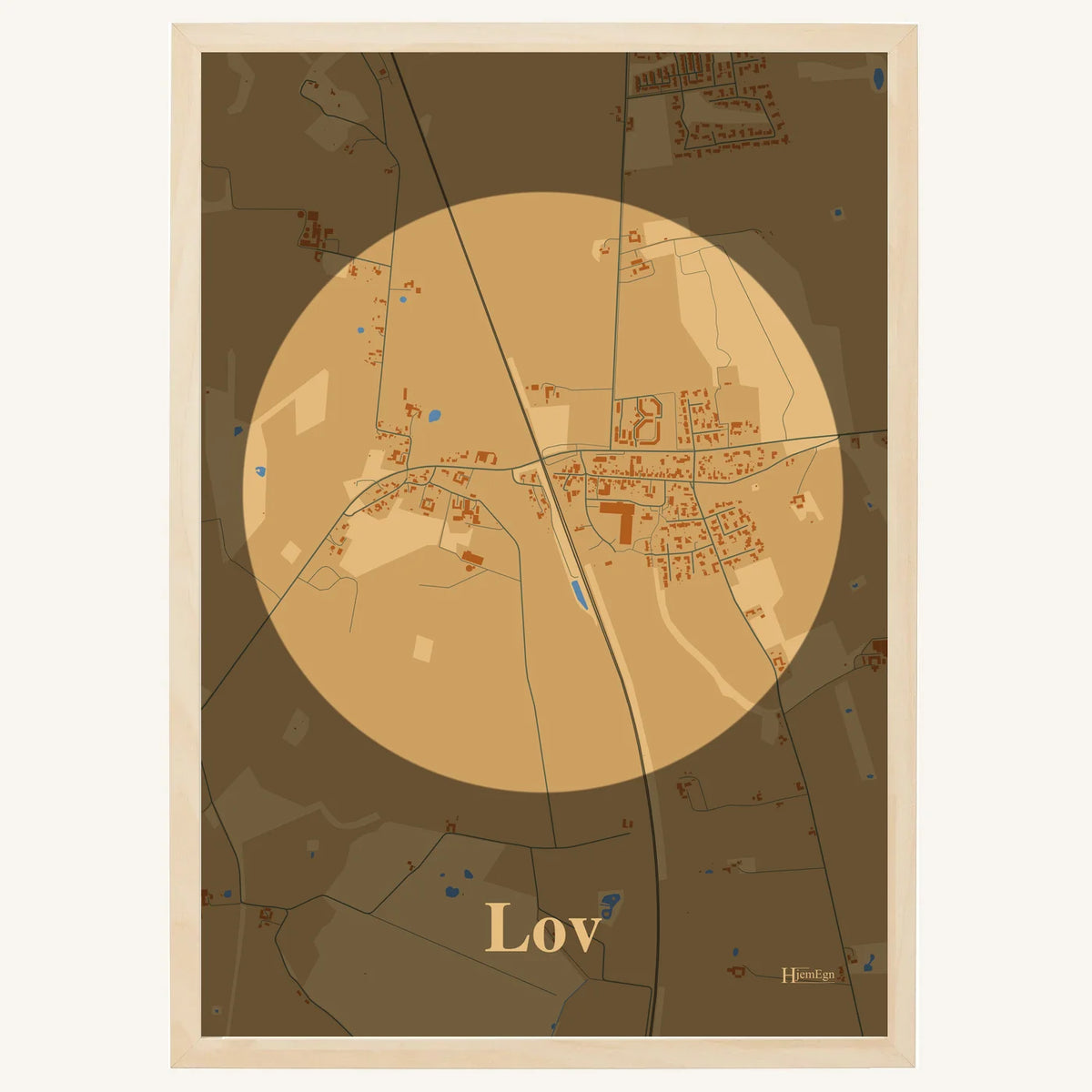 Lov plakat – Centrum 2026 – Lys pastel brun
