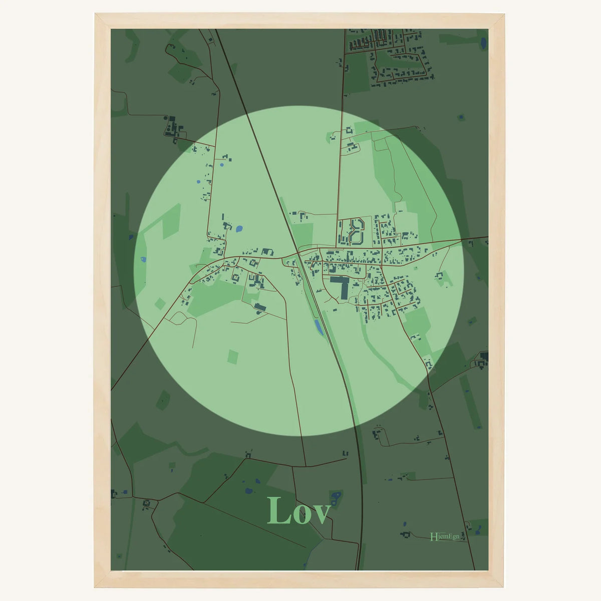 Lov plakat – Centrum 2026 – Lys pastel grøn