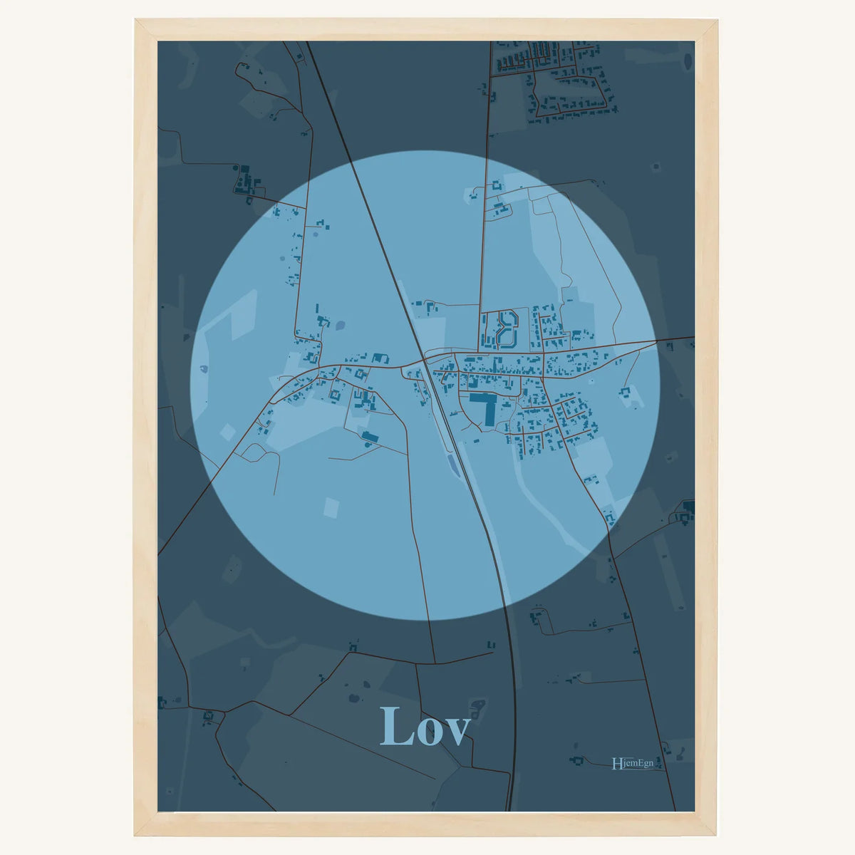 Lov plakat – Centrum 2026 – Lys pastel blå