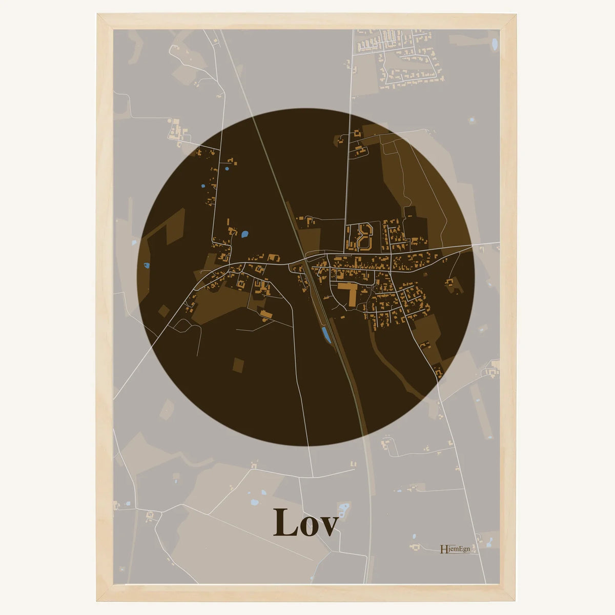 Lov plakat – Centrum 2026 – Mørk brun