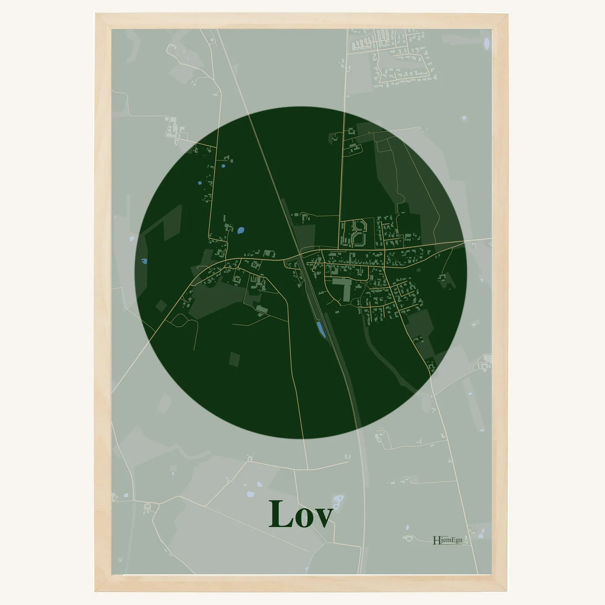 Lov plakat – Centrum 2026 – Mørk grøn
