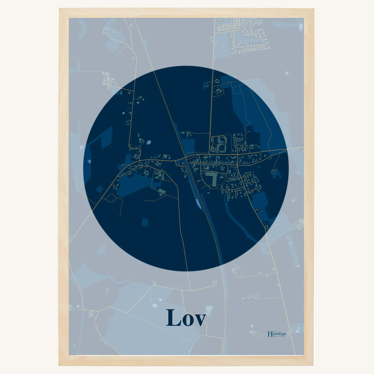 Lov plakat – Centrum 2026 – Mørk blå