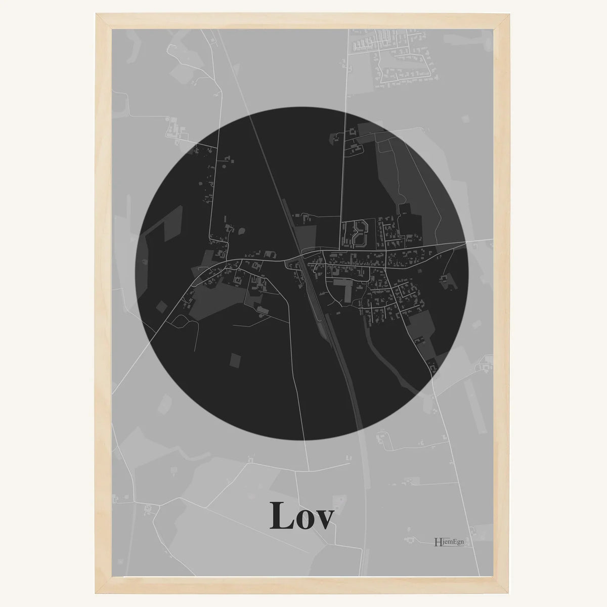 Lov plakat – Centrum 2026 – Mørk grå