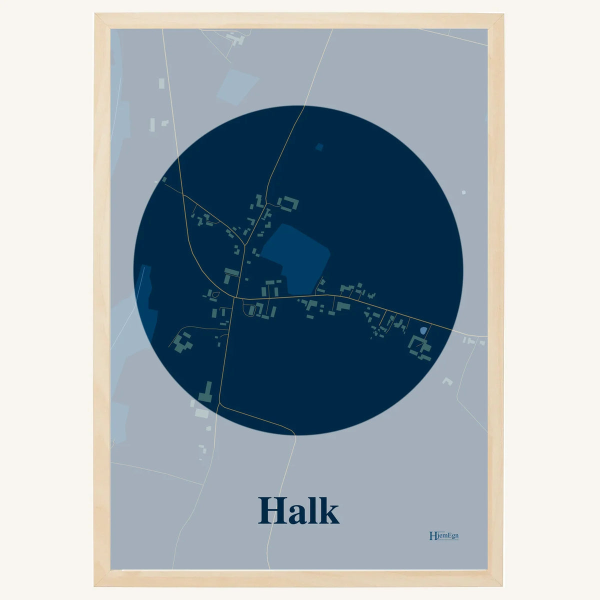 Halk plakat – Centrum 2026 – Mørk blå