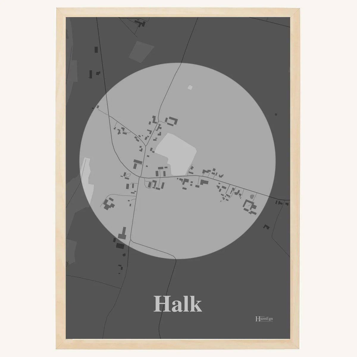 Halk plakat – Centrum 2026 – Lys pastel grå