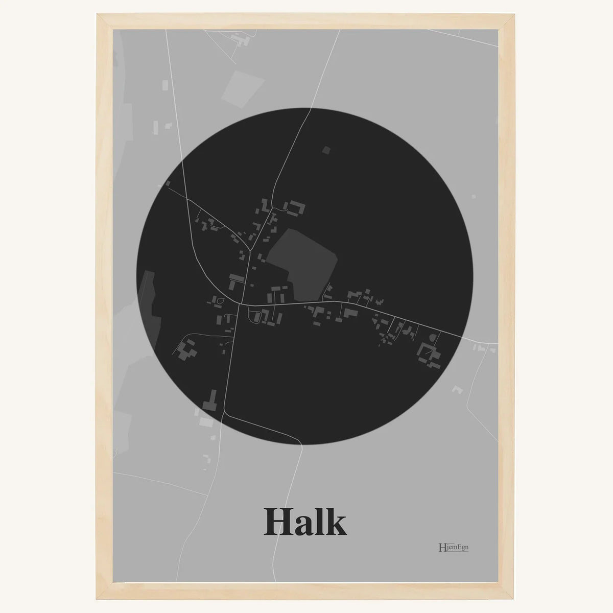 Halk plakat – Centrum 2026 – Mørk grå