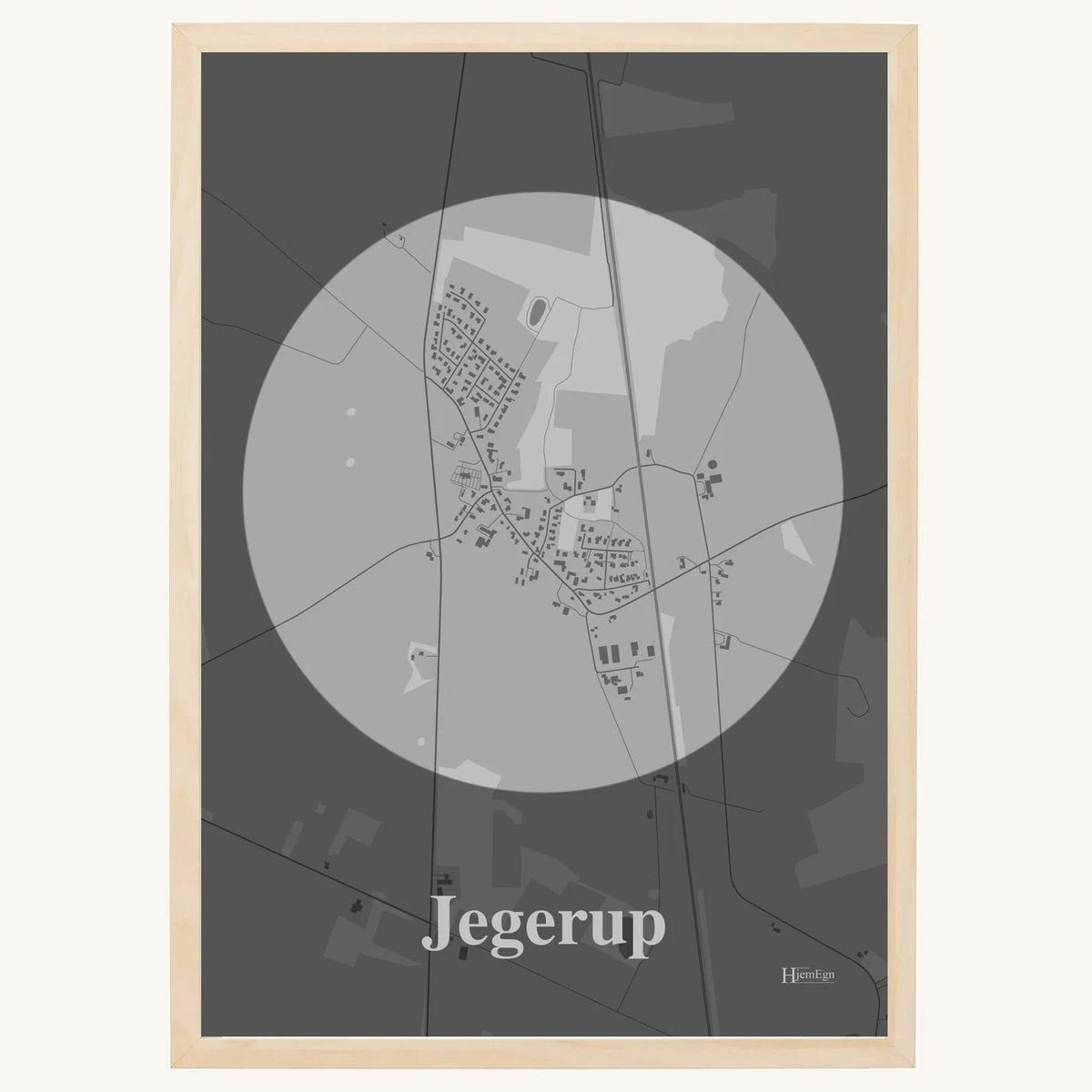 Jegerup plakat – Centrum 2026 – Lys pastel grå