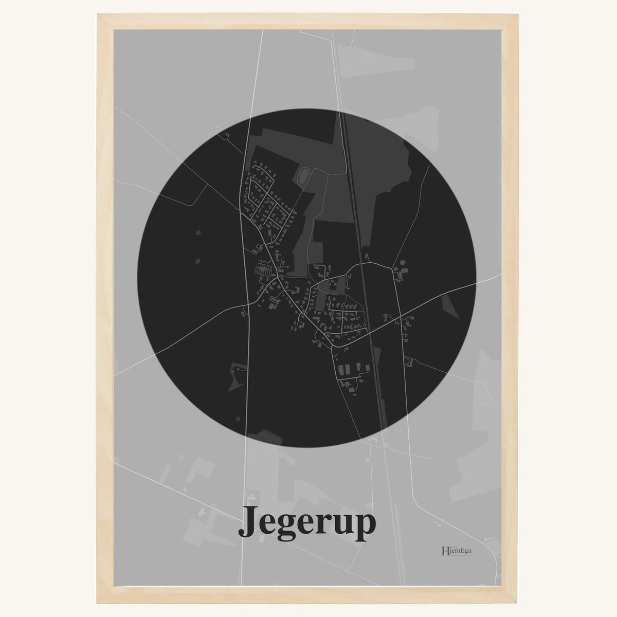 Jegerup plakat – Centrum 2026 – Mørk grå