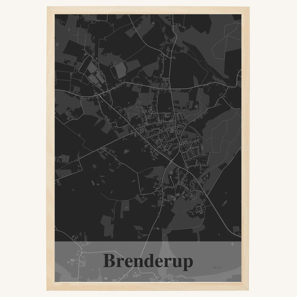 Brenderup plakat – Firkantet 2026 – Mørk grå
