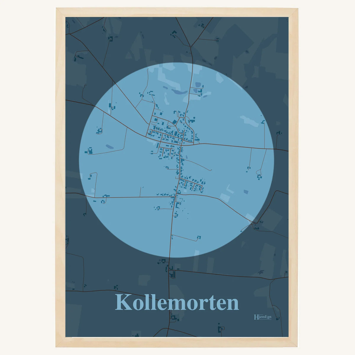 Kollemorten plakat – Centrum 2026 – Lys pastel blå